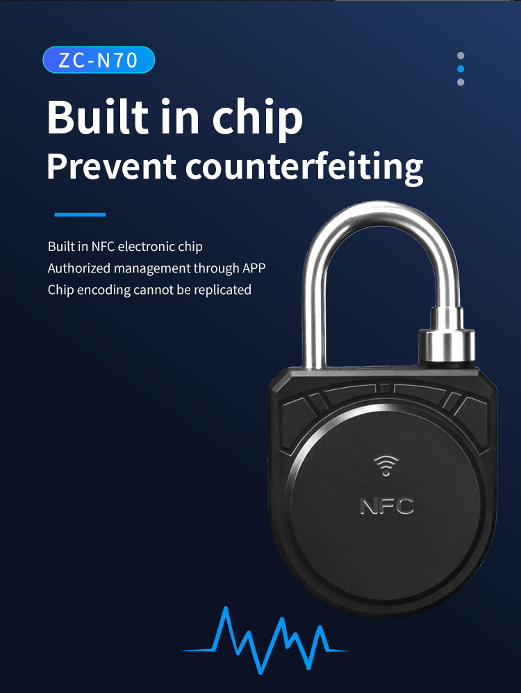 Nfc Locket Battery Free NFC Lock, Keyless Lock, NFC padlock, LeadSeals - FuJian ...